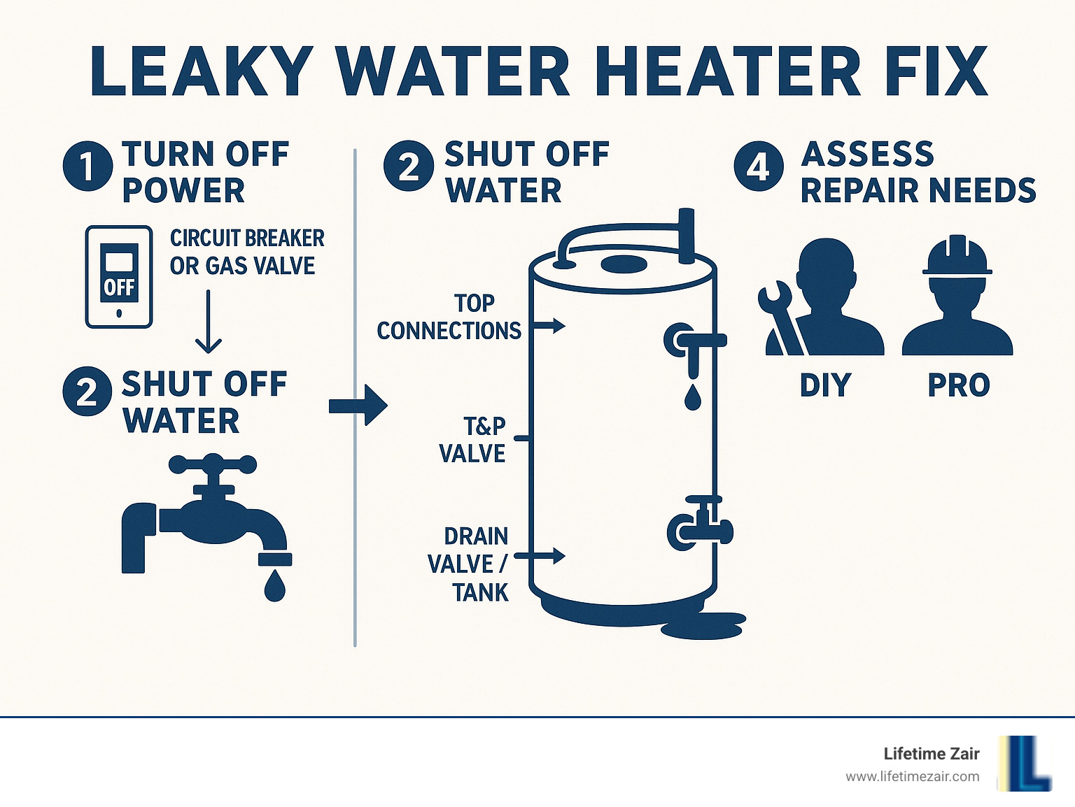 What To Do When Water Heater Leaks Premium Download