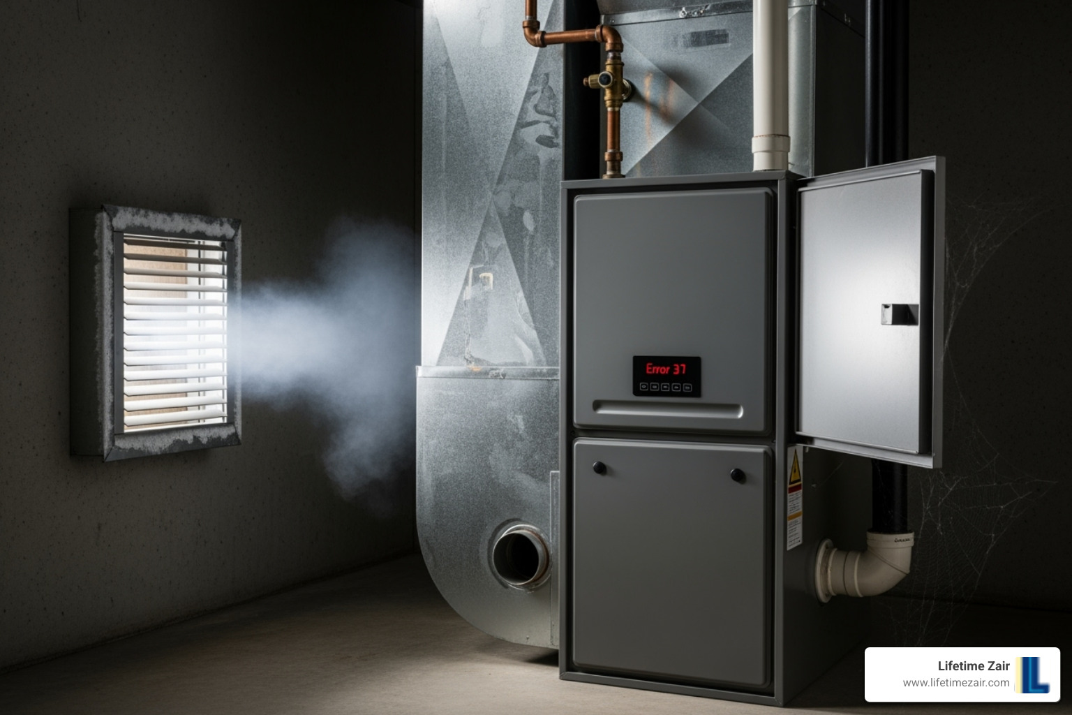 Furnace blowing cold