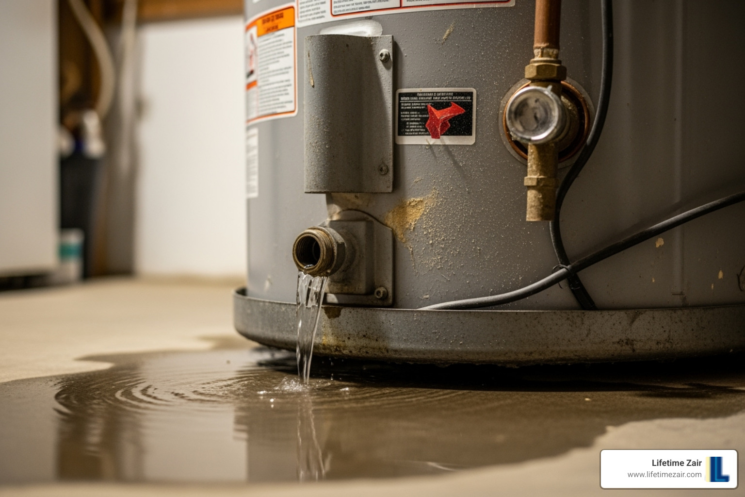 leaky water heater fix